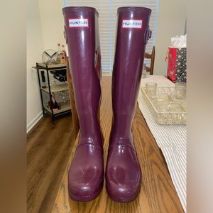 Hunter rain boots